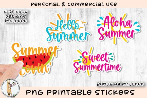 Download Sweet Summer Printable Stickers - Printable Collection
