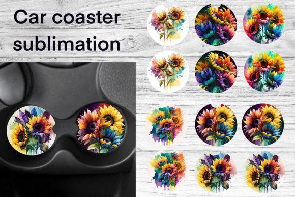 Download Car Coaster Sublimation Design - Car coaster sublimation Collection