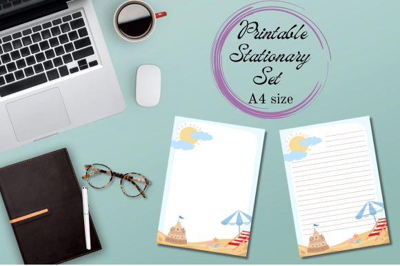 Download Summer Printable Stationery - Printable Collection